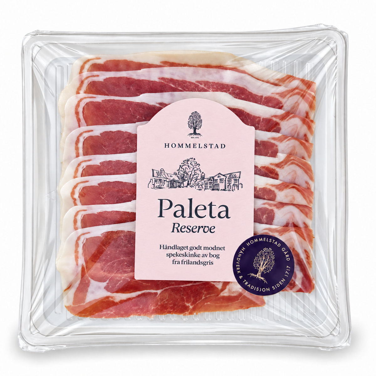Hommelstad Paleta – speket bog, 10 måneders modning